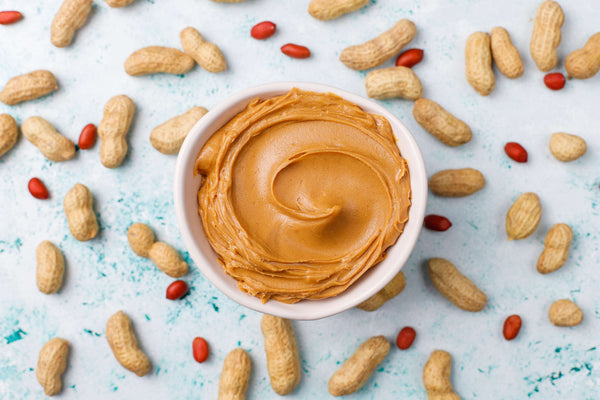 dogs and peanut butter