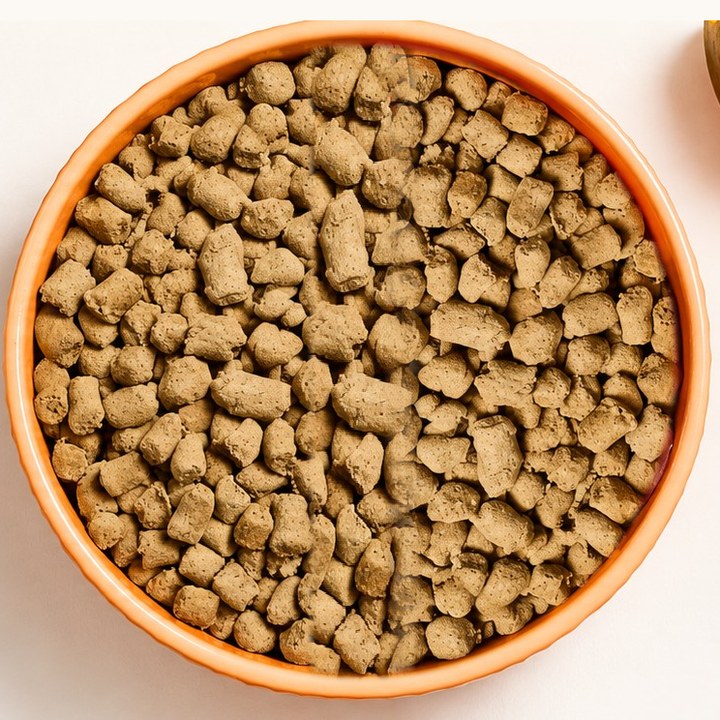 A bowl of Get Joy Freeze Dried Raw
