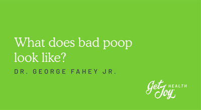 What does bad poop look like?