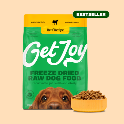 Get Joy Freeze-Dried Raw Dog Food — Beef Recipe with Belly Biotics™ | #flavor_beef