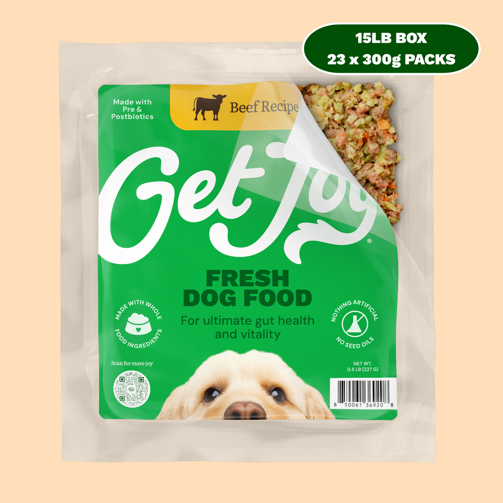 Get Joy Fresh dog food beef recipe | 