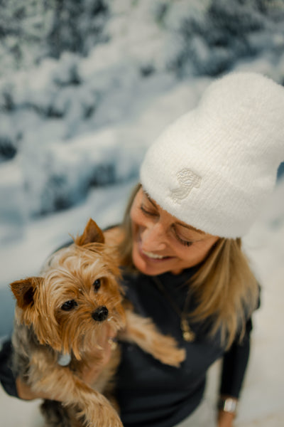 Cross-Body Bag & Fuzzy Beanie Bundle