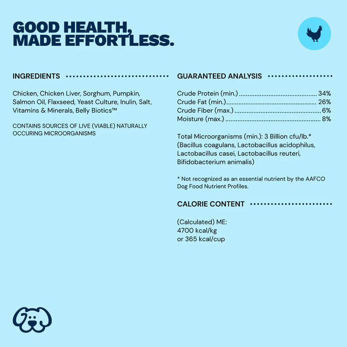 Get Joy Freeze-Dried Raw Chicken — ingredients & guaranteed analysis | 