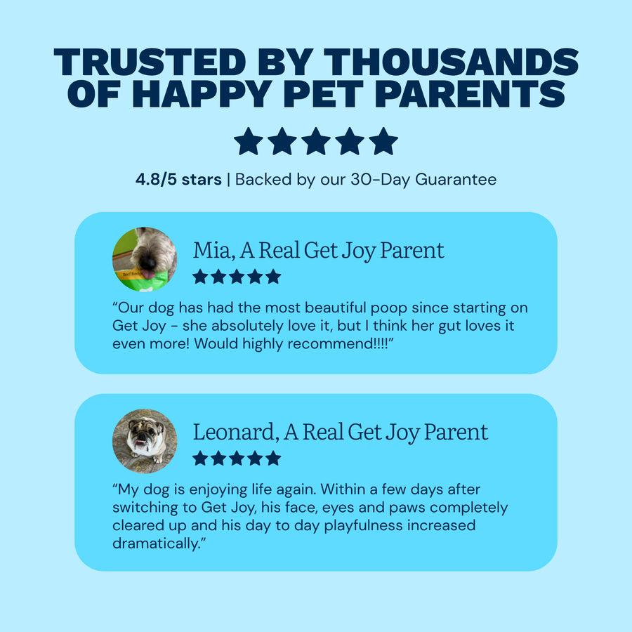 Customer reviews for Get Joy Freeze-Dried Raw Dog Food Chicken Recipe | #flavor_chicken