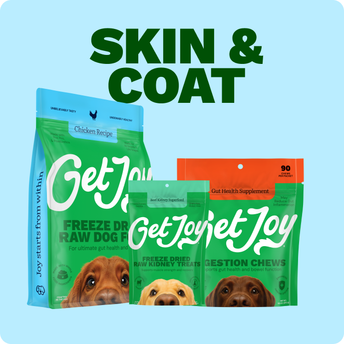 Get Joy Skin & Coat Bundle — Chicken Freeze-Dried Raw Meals for healthy skin and shiny coat | 