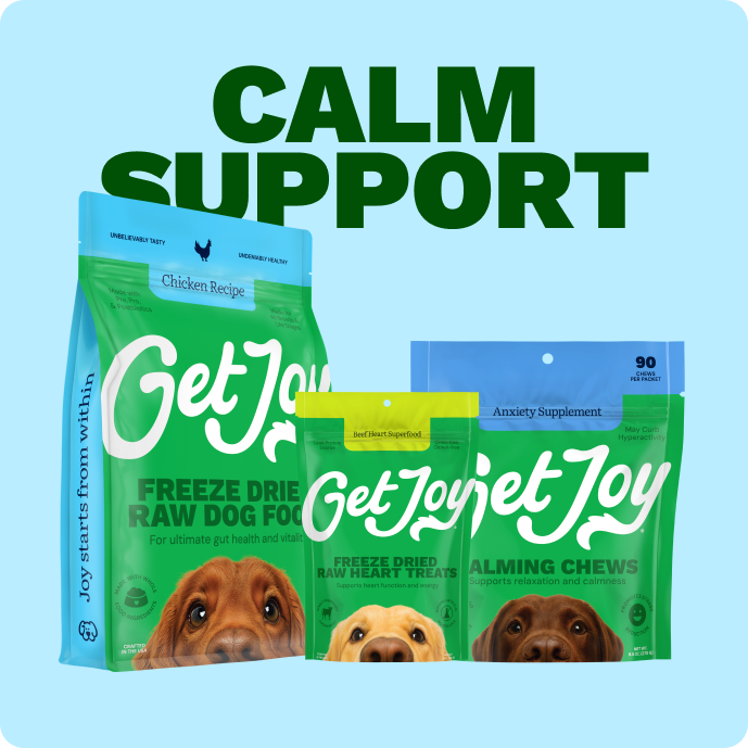 Get Joy Calm Support Bundle — Chicken Freeze-Dried Raw Meals and Calming Chews | 