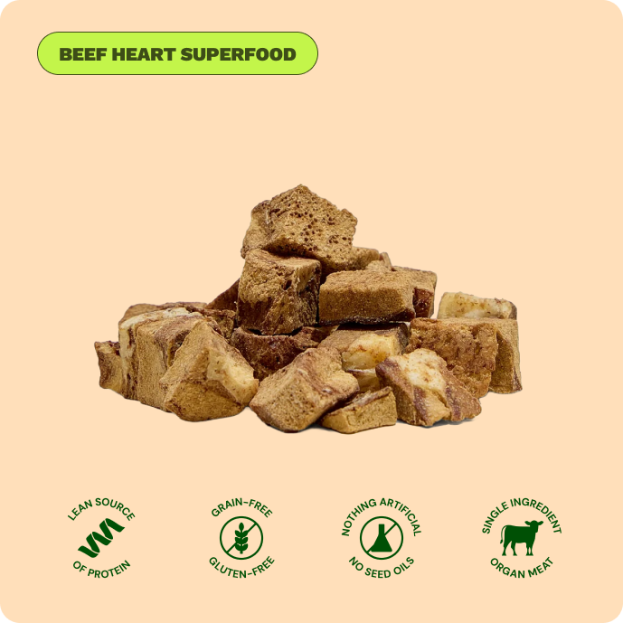 Get Joy Beef Heart Superfood Treats — included in Senior Essentials Bundle | 