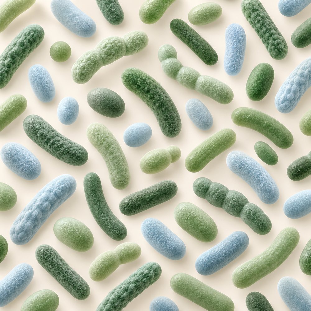 Illustration of probiotic bacteria