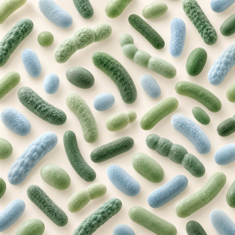 Illustration of probiotic bacteria